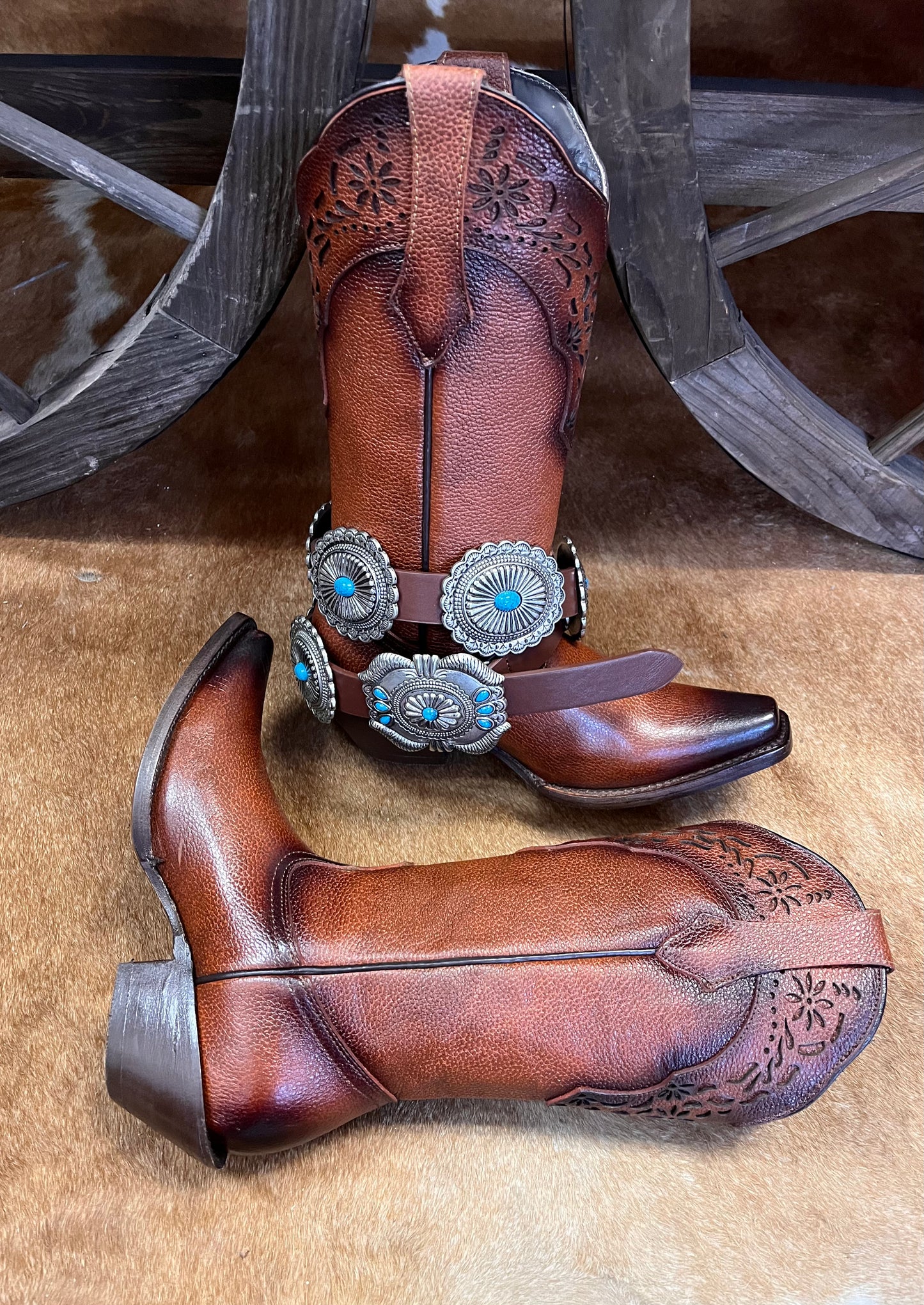 Bota ladies color miel