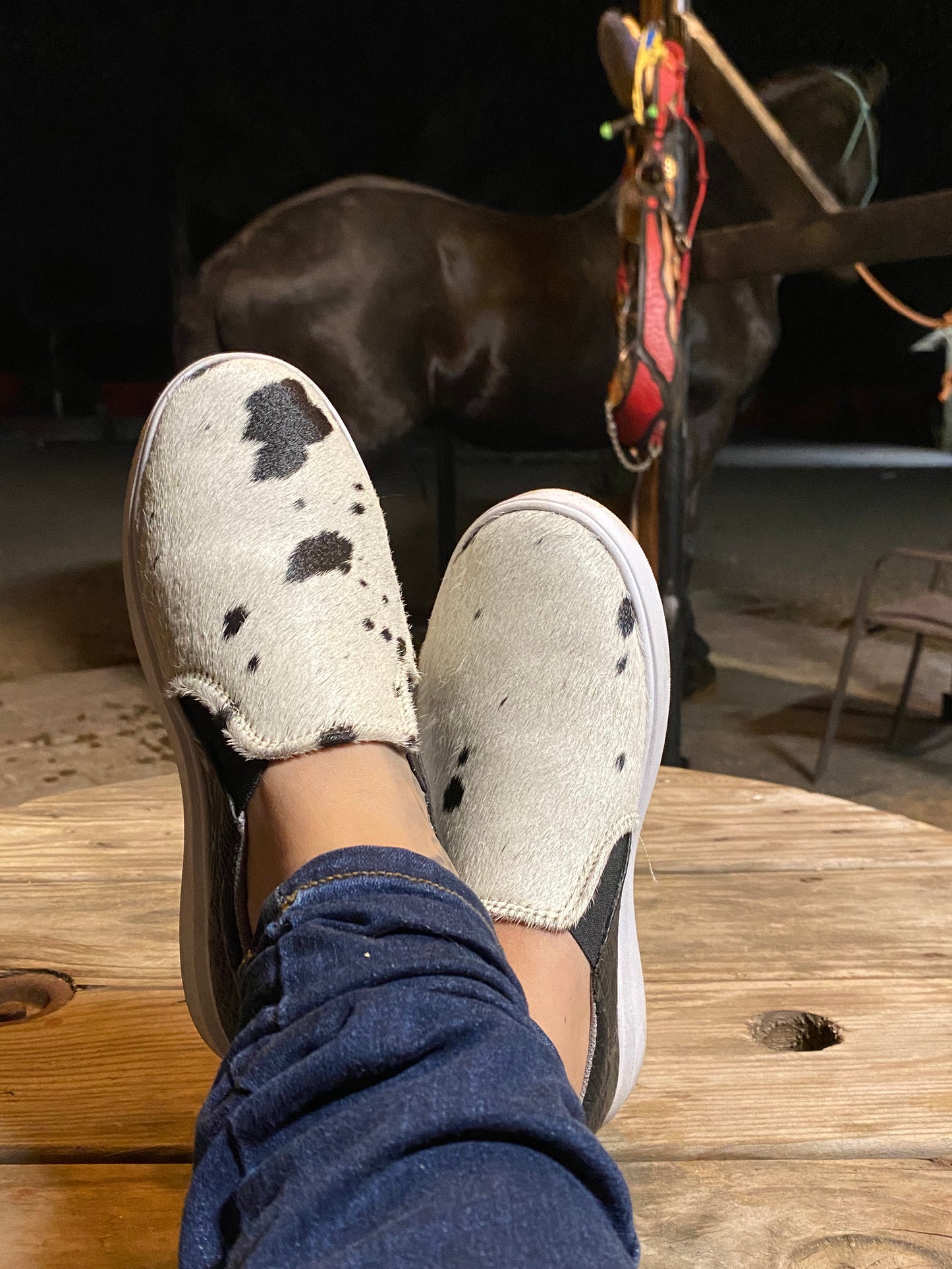 Zapato de pelo