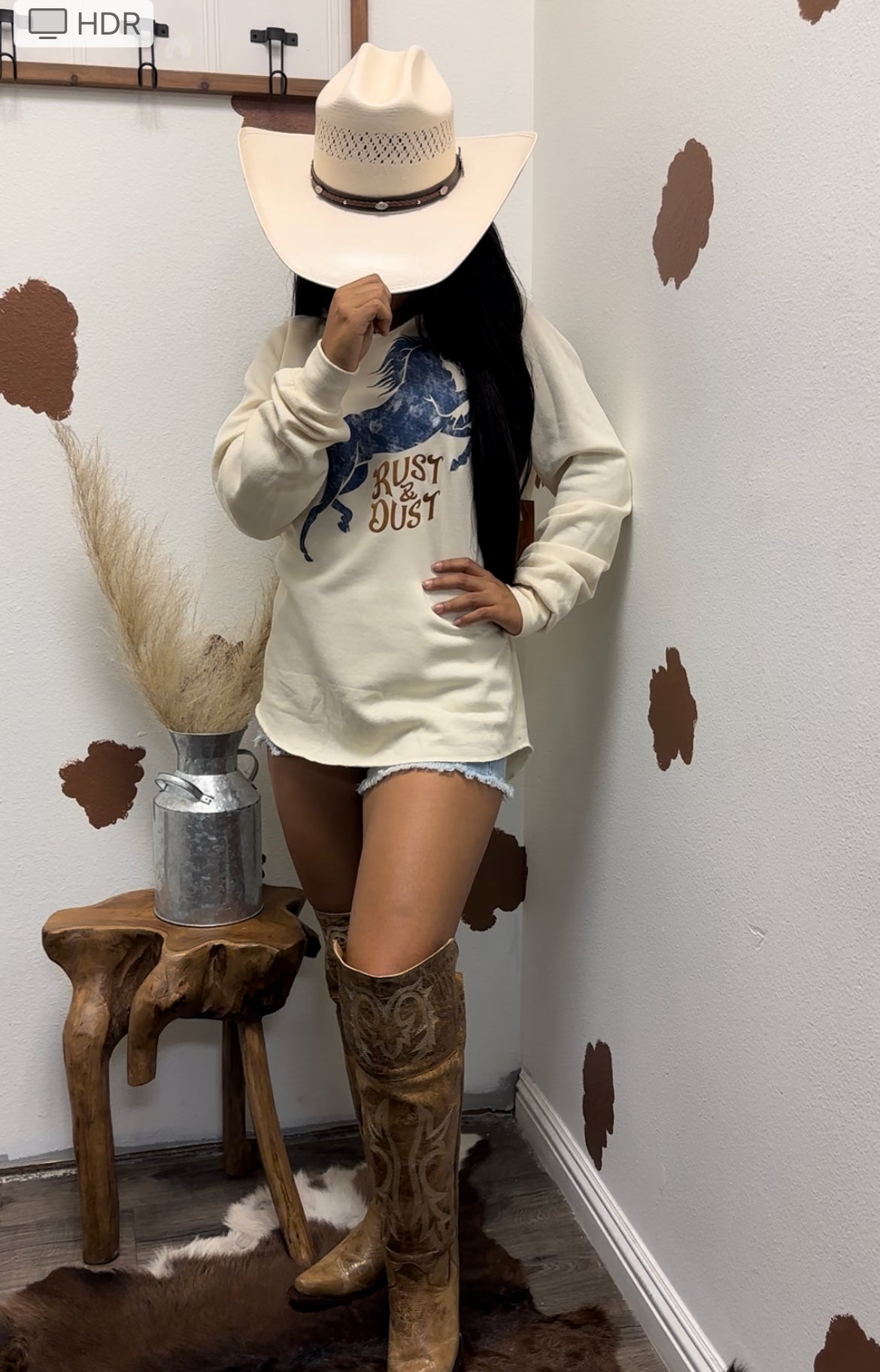 Sudadera cowgirl