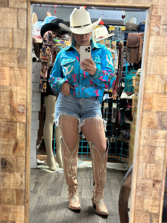 Top crop floral