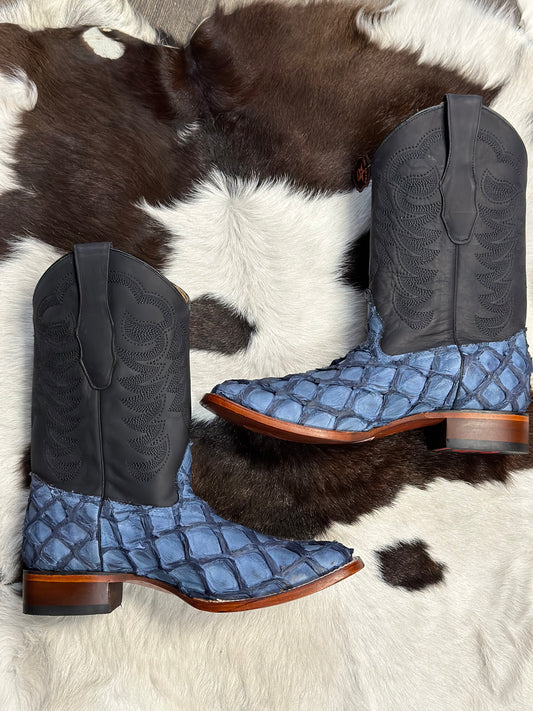 Bota pirarrucu blue jeans