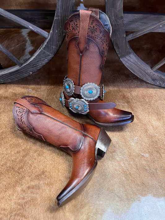Bota ladies color miel