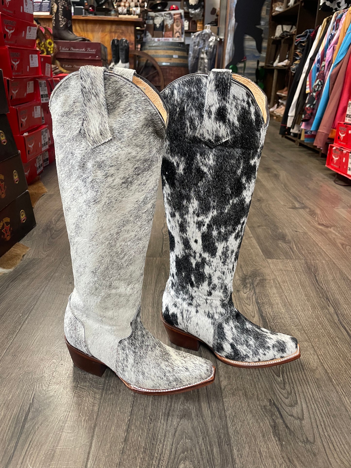 Cowhide Boots